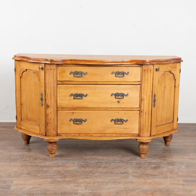 Farmhouse 19th-Century Swedish Pine Sideboard or Buffet For Sale - Image 3 of 13
