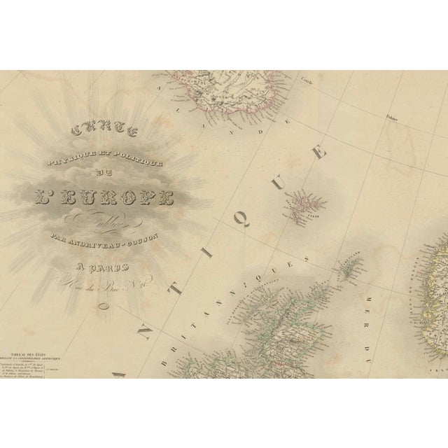 Maps of Europe by Andriveau-Goujon, 1849, Set of 2 For Sale - Image 5 of 5