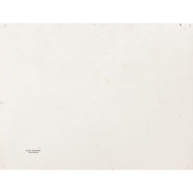 Late 20th Century Domenick Capobianco Head of Orpheus Acrylic For Sale - Image 5 of 6