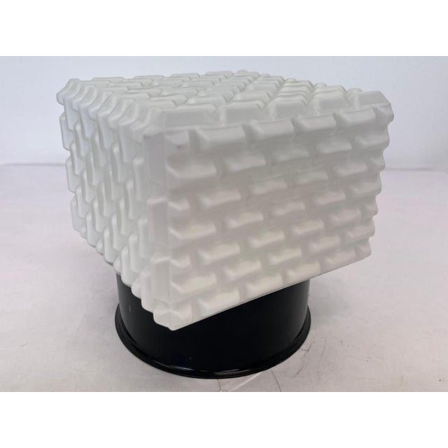 Metal Vintage Wall Lights in Milk Glass, 1970s, Set of 2 For Sale - Image 7 of 9