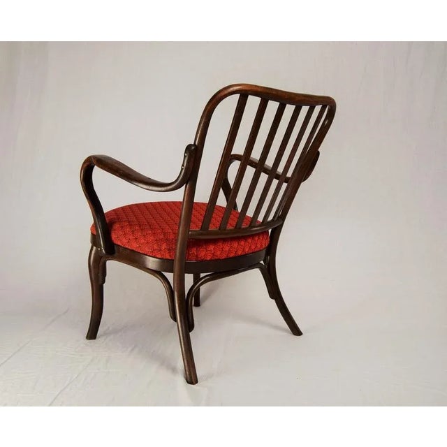 Black No. 752 Armchair by Josef Frank for Thonet, 1920s For Sale - Image 8 of 10