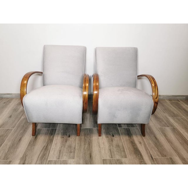 Set of Armchairs by Jindrich Halabala, 1940s For Sale - Image 14 of 18
