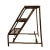 1940's industrial step ladder is 28.25 inches tall, 24.25 inches deep and 19.5 inches wide. It serves as a ladder and...