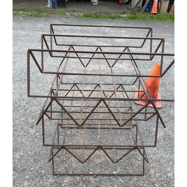 Mid-Century Modern "Rust" — Abstract Steel Sculpture, Herbert Simon Estate, 1971 For Sale - Image 3 of 7