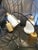 Glass Vintage Pendant Lights , Set of 2 For Sale - Image 7 of 14