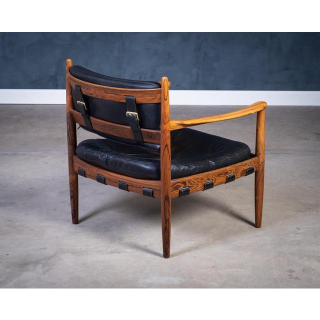 Wood Cadett Easy Chair attributed to Eric Merthen, Sweden, 1960s For Sale - Image 7 of 9