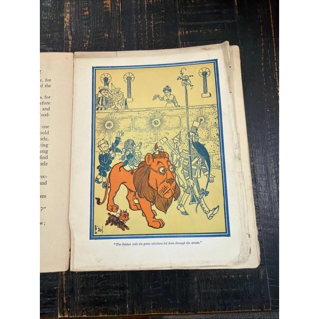 Red Vintage 1903 Edition of The Wizard of Oz Book by L. Frank Baum & W. W. Denslow For Sale - Image 8 of 9