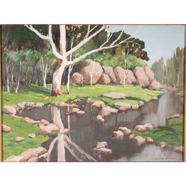 California Landscape Painting by Victor Matson (1895-1972) For Sale - Image 4 of 12