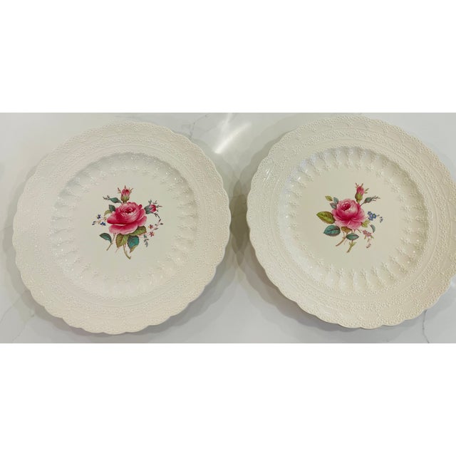 [Please see my other listings for more Billingsley Rose pieces.] A lovely set of four vintage Spode Billingsley Rose...