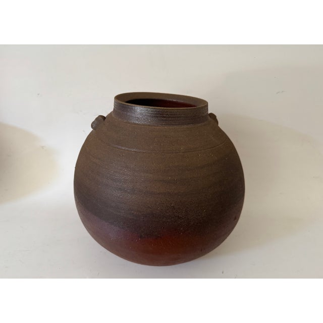 2000 - 2009 Contemporary Japanese Jar by Fujiwara Yu For Sale - Image 5 of 5