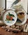 White Vintage Japanese Kutani Mandarin Duck Motif Round Decorative Display Plate 9.75" For Sale - Image 8 of 8