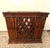 Chinoiserie Vintage Bamboo & Rattan Lattice Magazine Holder With Cutout Handles For Sale - Image 3 of 7