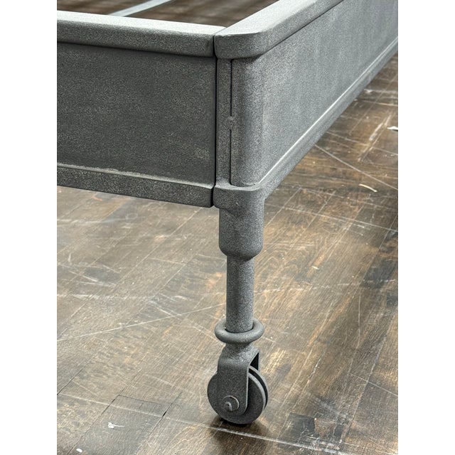 Full Size Luay Al Rawi for Restoration Hardware Dutch Industrial Bed Frame For Sale - Image 9 of 12