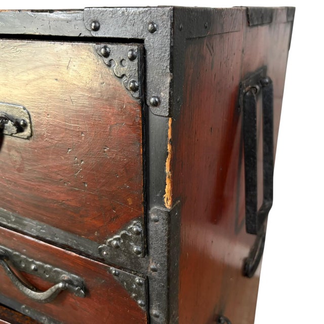 Late 19th Century Japanese Tansu Chest For Sale - Image 13 of 17