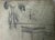 Beige Heinrich Pforr, Father Pforr Kitchen Interior, Pencil on Paper For Sale - Image 8 of 13