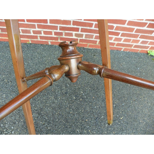 Mid 20th Century Kittinger Illuminated Reploge World Globe on Mahogany Stand For Sale - Image 6 of 13