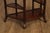 Asian Style Demilune Marble Top Side Table With Tiered Shelves For Sale - Image 9 of 18