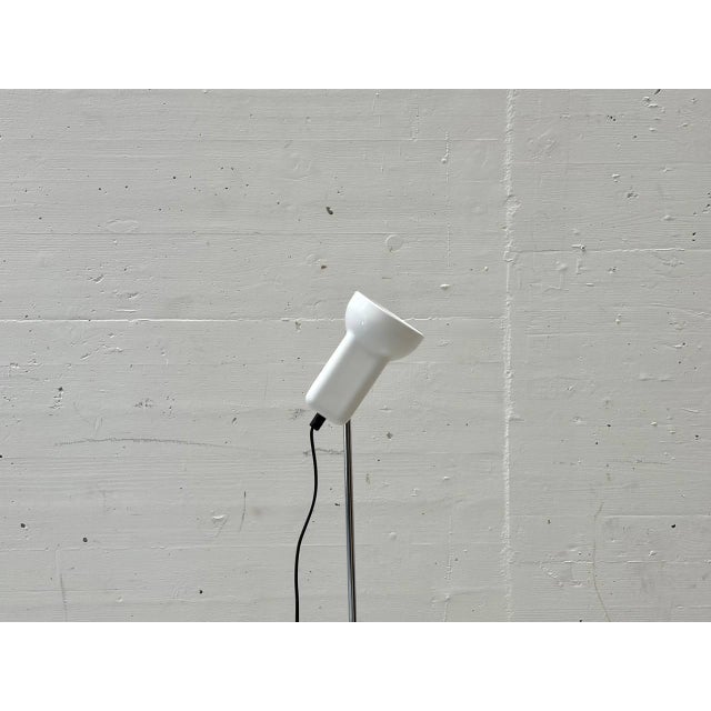 Space Age White Metal Table Lamp, 1970s For Sale - Image 6 of 16