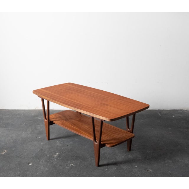 Wood Vintage Coffee Table, 1950s For Sale - Image 7 of 11