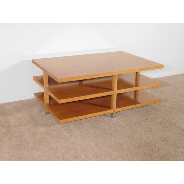 Modern Baker Furniture Archetype Collection 3 Tiered Coffee Cocktail Table For Sale - Image 3 of 15