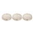 Set of Three Alabaster Flush Mount Ceiling Lights. u.s.a. Mid-20th Century. For Sale