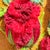 Framed 3d Stumpwork Textile Wall Art - Vintage Botanical Red Roses on Yellow For Sale - Image 11 of 16