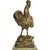 Antique French Bronze Animalier Sculpture Statue Rooster Cockerel Chicken by Louis-Albert Carvin, 1900 For Sale - Image 12 of 14