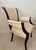 Cream Vintage Baker Furniture Barbara Barry Modern Regency Exquisite Pair Accent Armchairs For Sale - Image 8 of 16