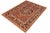 Rustic Southwestern Heriz Ziegler Rust Blue Hand-Knotted Rug - 8'3'' X 9'4'' For Sale - Image 3 of 8