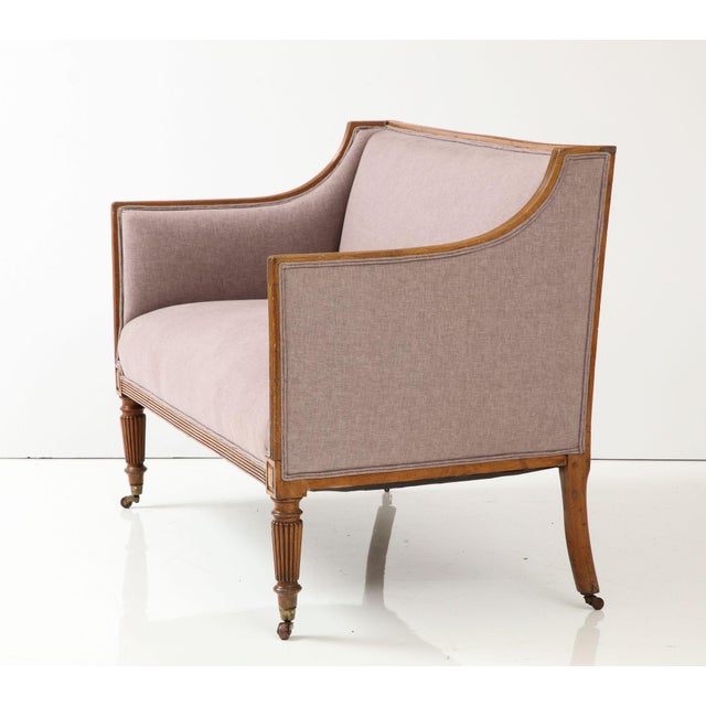 English Regency Tightback Loveseat or Settee, 1820s For Sale - Image 9 of 12
