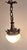 Ceiling Lamp with Brass Mount and Bronze Trim with Matt Relief Glass Shade, 1890s For Sale - Image 4 of 7