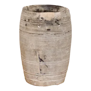 Antique Wooden Pot-Sat