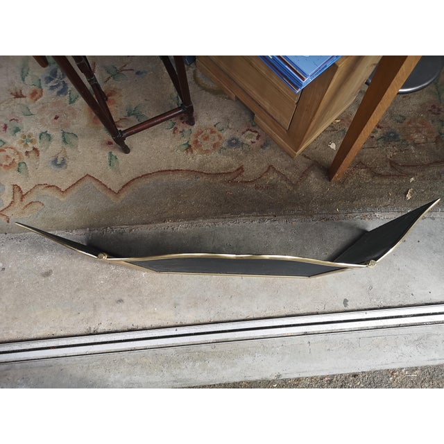 Gilt Trifold Fireplace Screen Guard, 1970s For Sale - Image 6 of 8