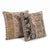 Mid-Century Modern Muted Oushak Rug Pillow Cover 20'' X 20'' - Set of Two For Sale - Image 3 of 4