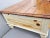 1990s Ethan Allen Knotty Pine Farmhouse Distress Country Coffee Table With Storage For Sale - Image 10 of 12