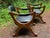 1960s Drexel Esperanto Mid-Century Modern Hexagonal Low Dining & Game Table With 4 Chairs For Sale - Image 11 of 17