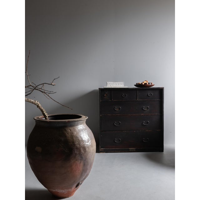 Japanese Antique Drawer 1860s-1920s / Tansu Wabi Sabi For Sale - Image 15 of 16