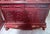 Carved and Gilded Red Lacquered Wood Bookcase, 1890s For Sale - Image 4 of 9