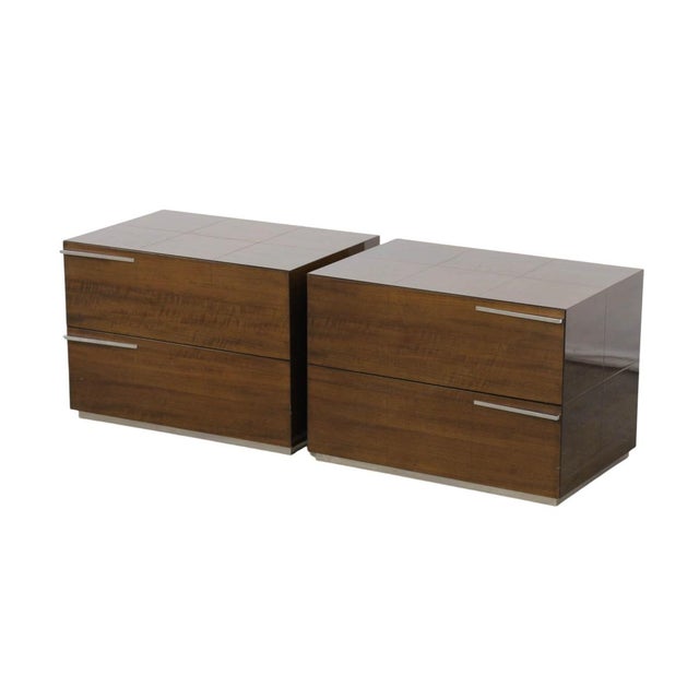 2000 - 2009 Cantoni Night & Day 2-Drawer Nightstands, Pair For Sale - Image 5 of 8