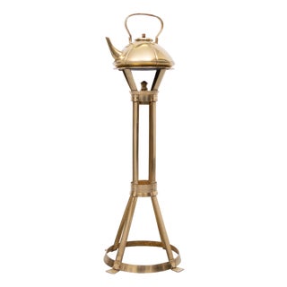 Amsterdam School Spirit Kettle on Stand by Jan Eisenloeffel, Holland, 1905 For Sale