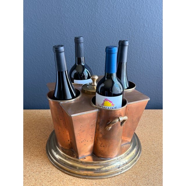 Maison Jansen 1970s Copper Wine Cooler For Sale - Image 4 of 12