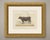An original antique chromolithograph, printed in color, lettered "race flamande, vache." and published in paris about 1863...