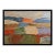 Contemporary Abstract Landscape Painting, Oil on Canvas by Sophie Dumont, Framed For Sale