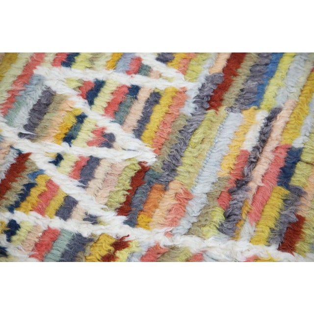 Turkish Oriental Hand Knotted Rug Turkish Modern Tulu Rug 8'5" x 11' For Sale - Image 3 of 9