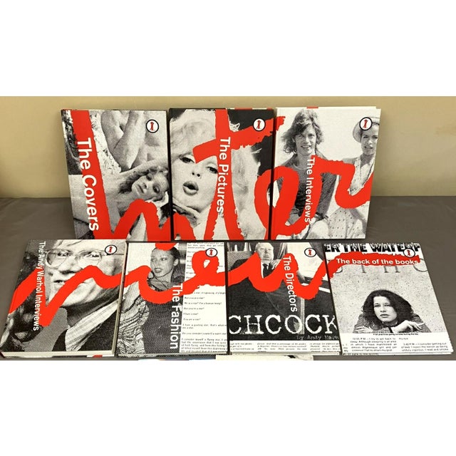 Andy Warhol's Interviews 6冊＋1冊　激レア Andy Warhol's Interview Limited First Edition Complete Set