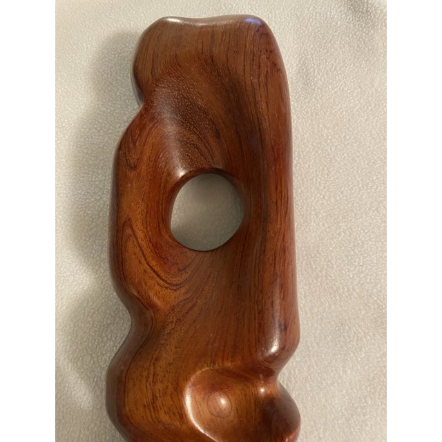 1950s Hand Carved Wooden Standing Totem Type Figure by Paul Richard (Dick) Perras For Sale - Image 11 of 12