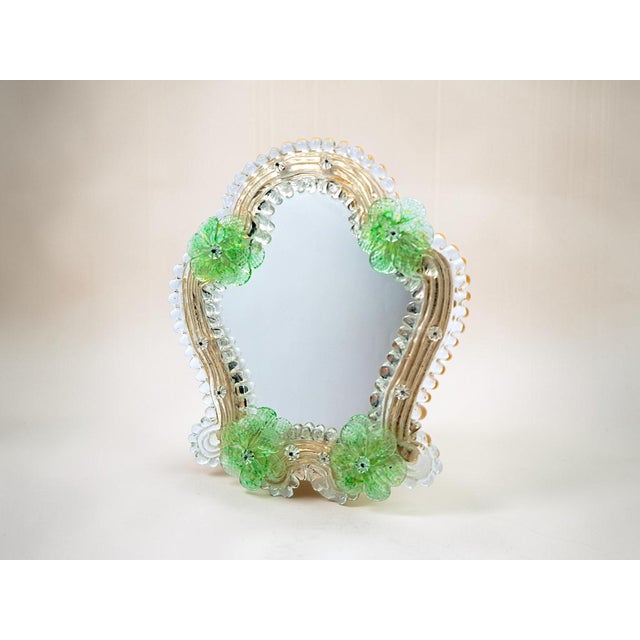 Murano Glass Table Mirror, 1970s For Sale - Image 11 of 11