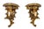 Mid 20th Century Large Vintage Carved Giltwood Italian Wall Brackets - a Pair For Sale - Image 11 of 11