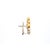 Metal Garavelli 3.5 Ct Diamond Woven Square 18k Two-Tone Gold Clip-on Earrings, Pair For Sale - Image 7 of 9