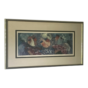 1970s Barbara A. Wood Signed Original Numbered Print